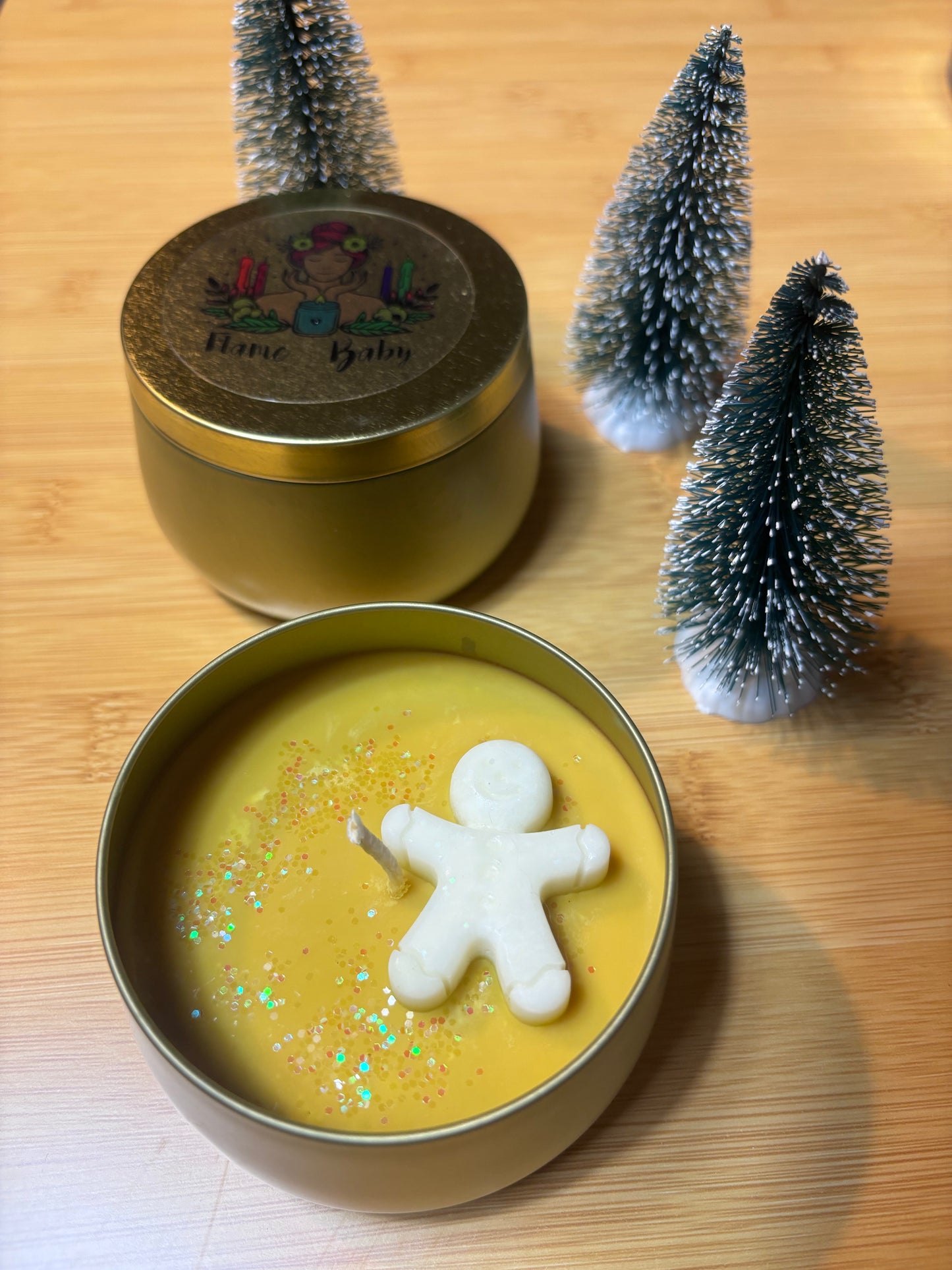 Gingerbread candle 🎄🎁🍪