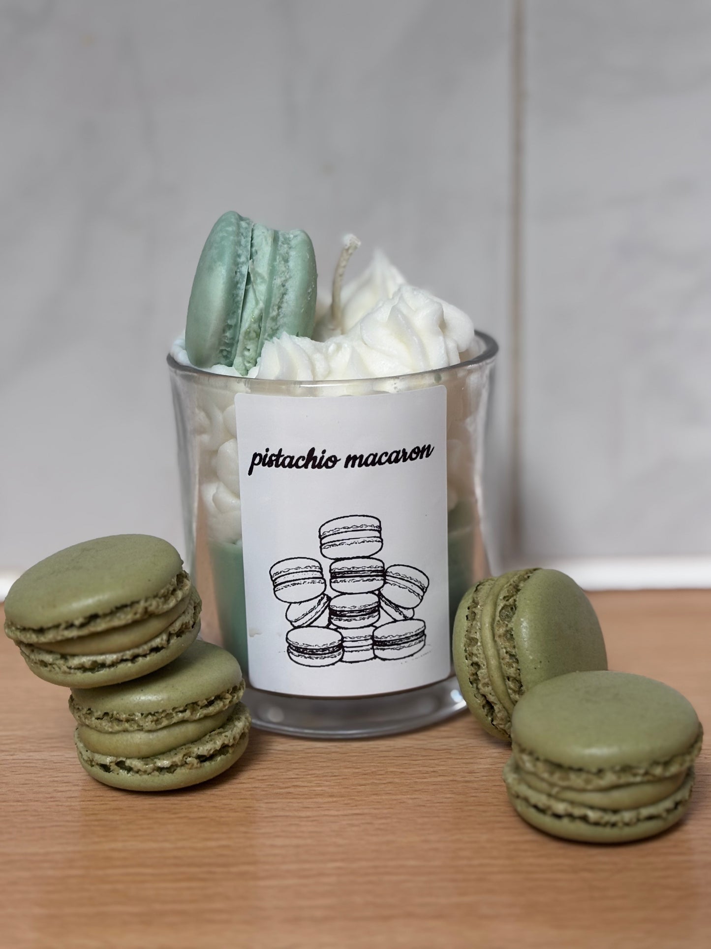 macarons pistacchio