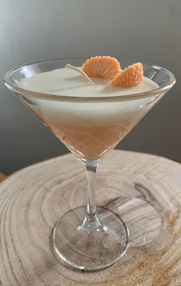 Mandarin cocktail! 🍊candle