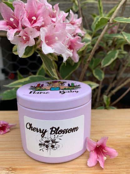 Cherry Blossom mini candle