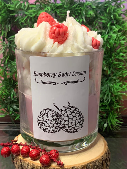 Raspberry Swirl Dream Candle