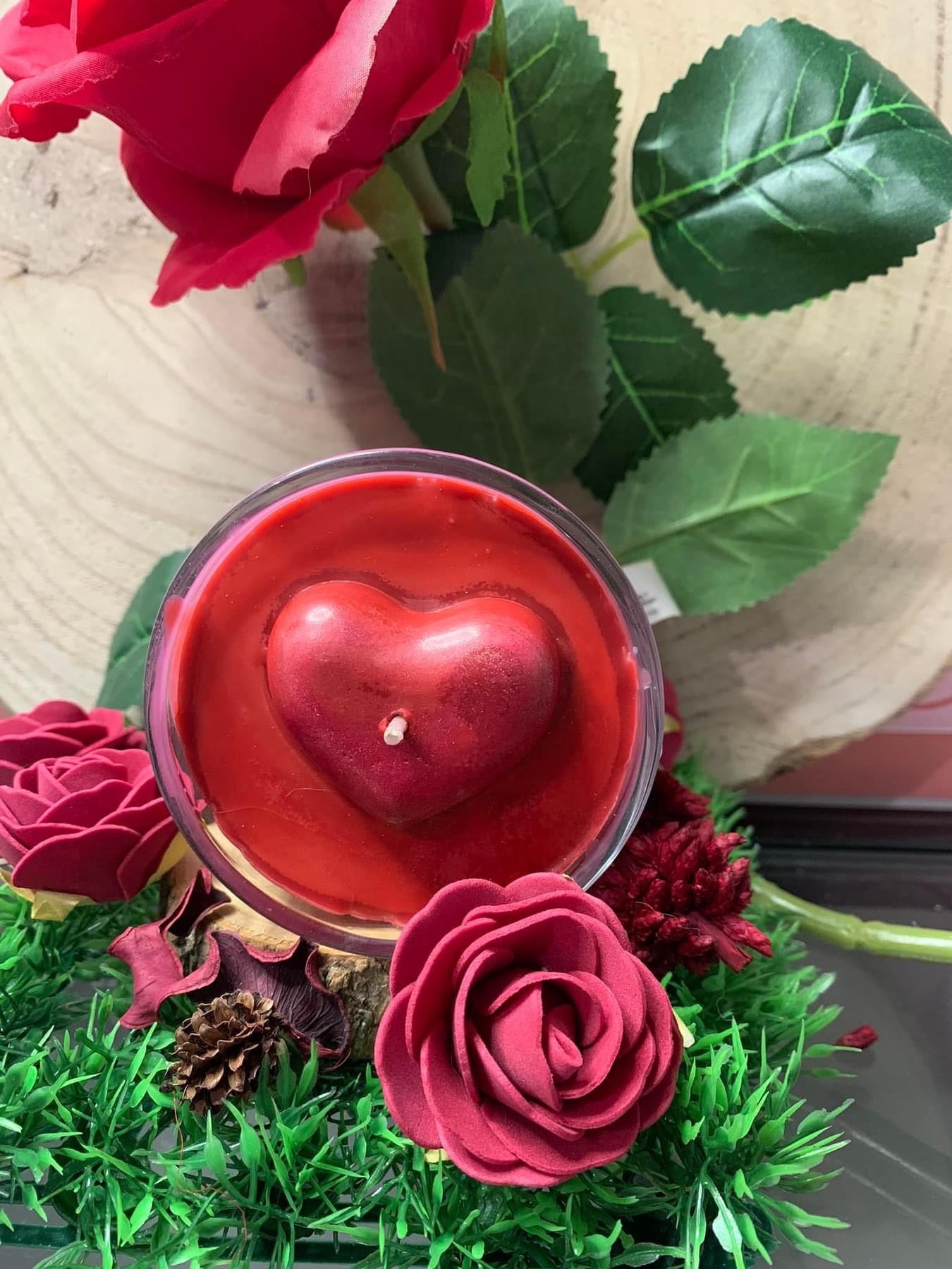 Sweet Sugar Heart candle