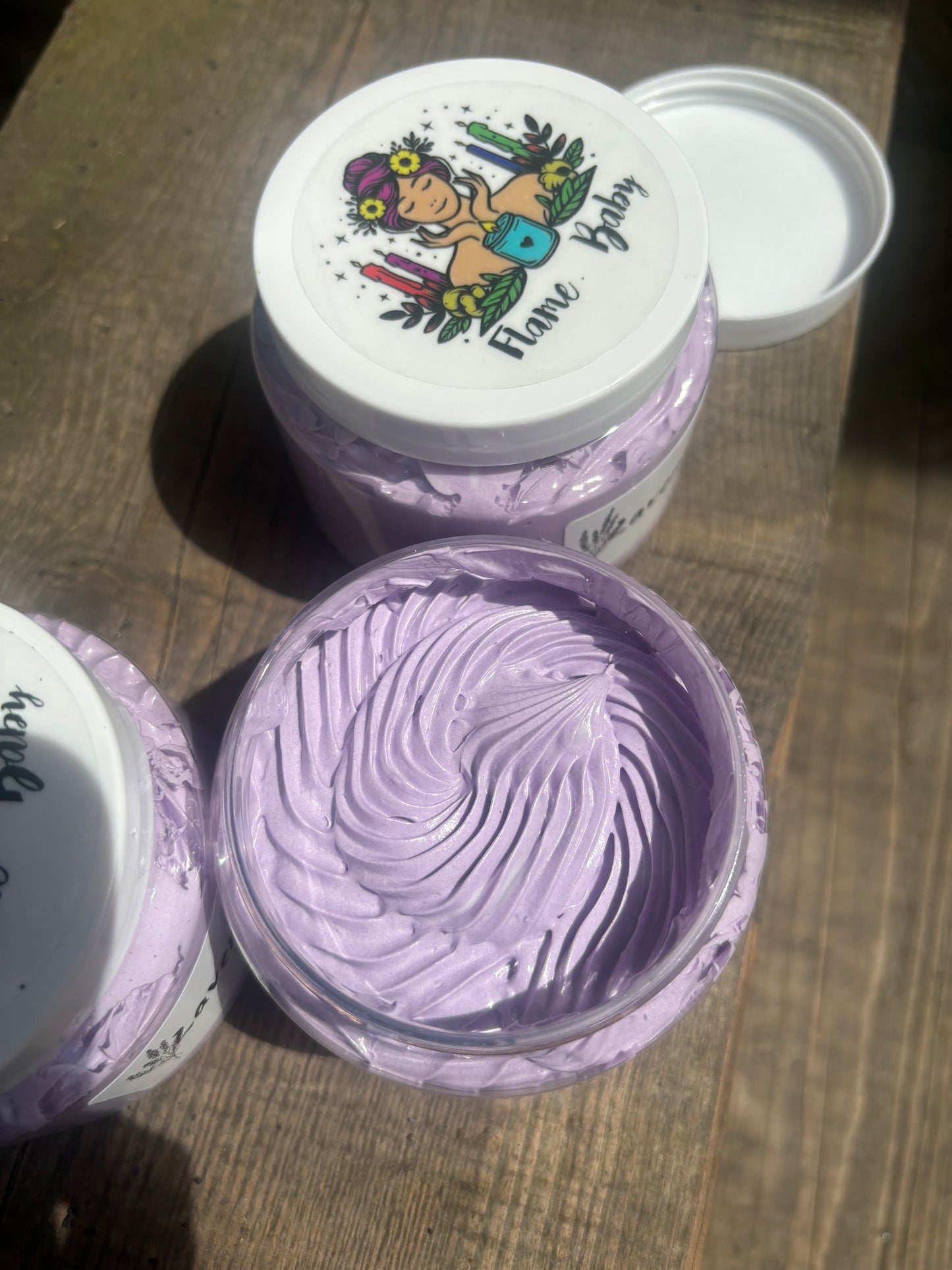 Foaming bathbutter lavender
