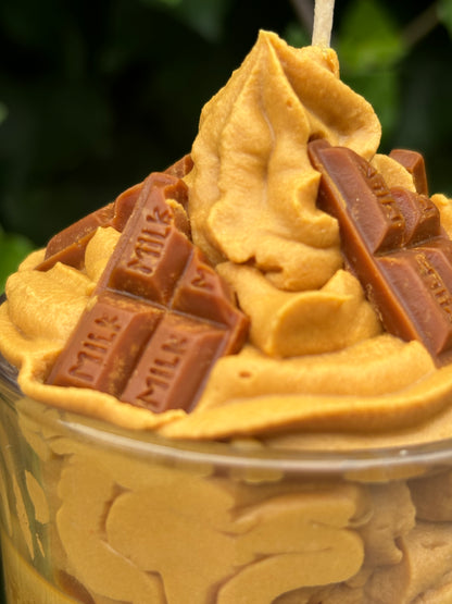 The chocolat bar candle