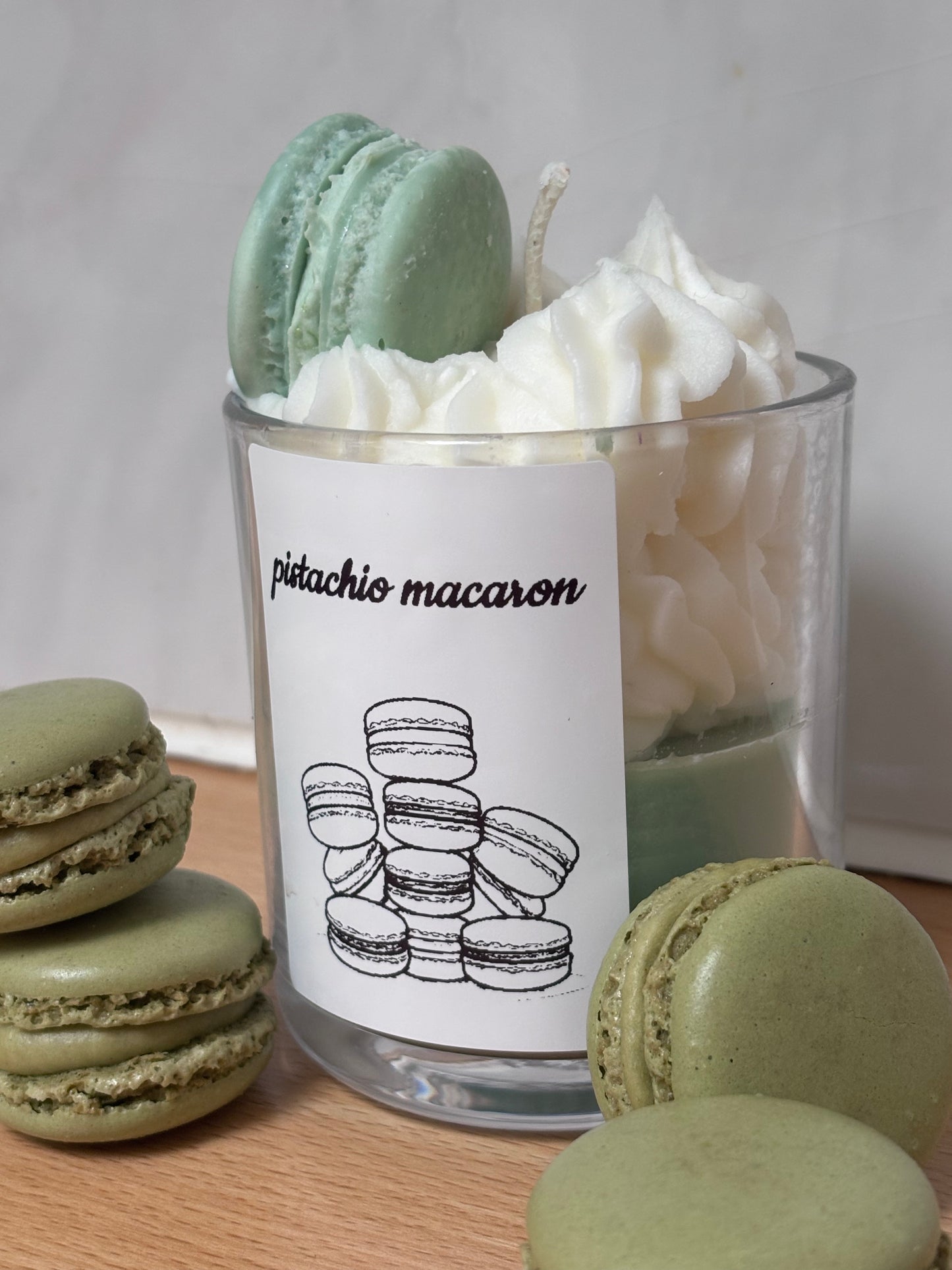 macarons pistacchio